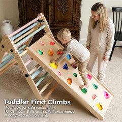 Climbing Holds Multi Size for Kids and Adults, Indoor Outdoor Rock Wall Grips