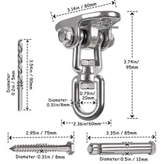 Heavy Duty Swing Hangers Stainless Steel 304, Double Protection Design,【2000 …