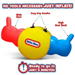 Durable Inflatable Seesaw Toy Two Kids Ages 4-8 Indoor Outdoor Activity New