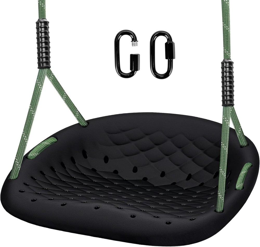 Heavy Duty Tree Swing 550LBS Capacity Outdoor Swing Seat Adults & Kids Height
