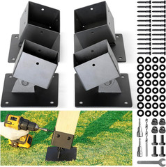 201 Stainless Steel Swing Set Anchor Leveling Kit, Swing Set Leveling Base Brack