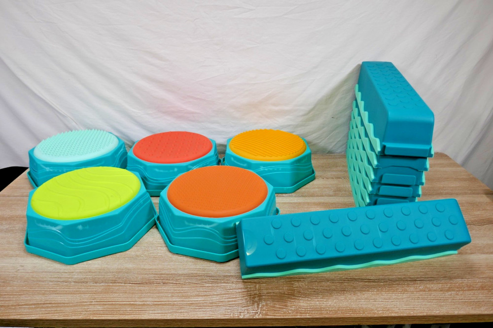 B. toys Sensory Balance Beams for Active Play Balance and Build Set