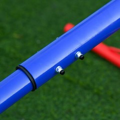Metal Seesaw for Kids Outdoor Teeter Totter 4 Seat Backyard Playground Equipment
