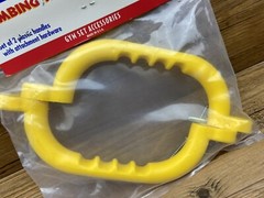 Hedstrom Climbing Yellow Plastic Handle For Swing Set Gym Hardware Set of 2 NEW