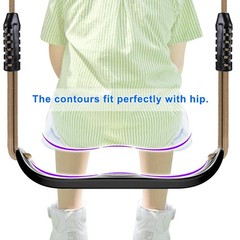 Plastic Swing Seat, Non Slip Tree Swing Set with Adjustable Rope and 4 Carabi…