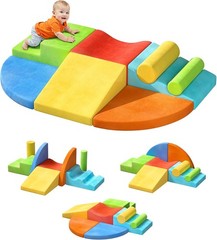 Extra Large 8-Piece Toddler Soft Climbing Toy Foam Building Block Set