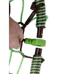 Adjustable Reclining Indoor Outdoor Rocking Swing Holds 400 Lbs Green 4 + Years