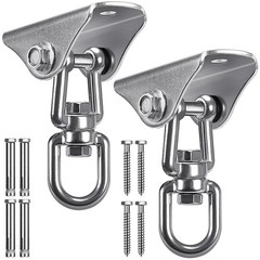 SELEWARE Stainless Steel Swing Small, Silver2 – 360° Hanger ( 2 Pack )
