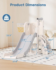 Toddler Slide, in Kids Indoor Slide for Toddlers -, Baby Indoor and Outdoor Cl