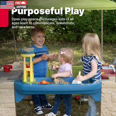 Step2 All around Playtime Patio with Canopy Playset – Shaded Outdoor Playhouse f