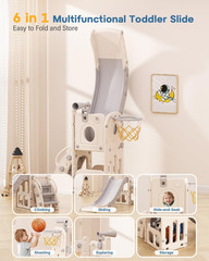 Toddler Slide, in Kids Indoor Slide for Toddlers -, Baby Indoor and Outdoor Cl