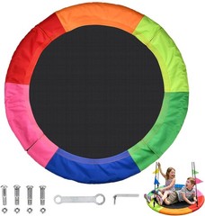 Tree Swing Replacement Cover 40 Inch Saucer Swing Replacement Fabric W/ Tools