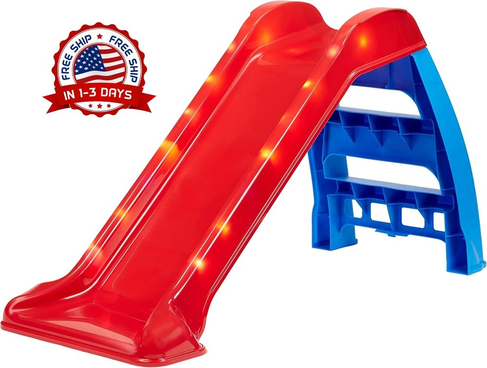 Tobogán Para Casa Interior Y Exterior Toboggan De Niños 2-6 Años Toboganes Patio