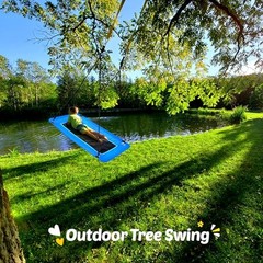 700lbs Large 60″ Platform Tree Swing for Kids and Adults, Heavy Duty