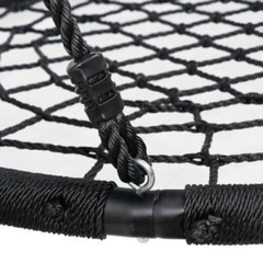 48″ Large Spider Web Tree Swing Set+All-Steel A-Frame Swing Frame Combo for Kids