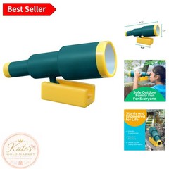 Kids’ Pirate Telescope – Fun Green Attachment for Treehouse, Playset & Swing Set