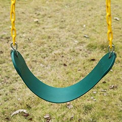 PCS Swings Seats Heavy Duty with 66″ Chain, Playground Swing Set 2 Green