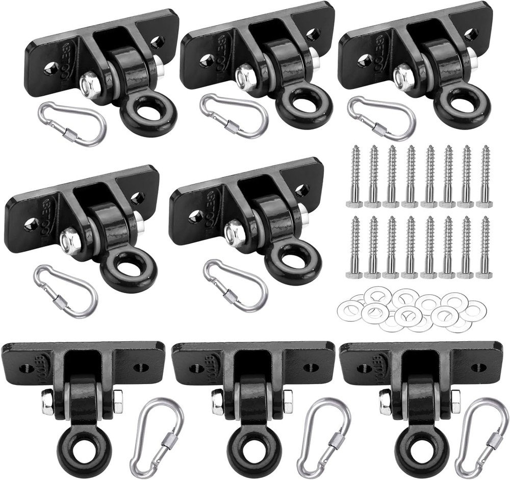 Heavy Duty Swing Hangers Swing Set Hardware Playground Porch Yoga Seat Trapeze