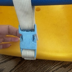 Little Tikes Vintage 1983 Toddler Swing Seat Yellow & Blue with Safety Belt