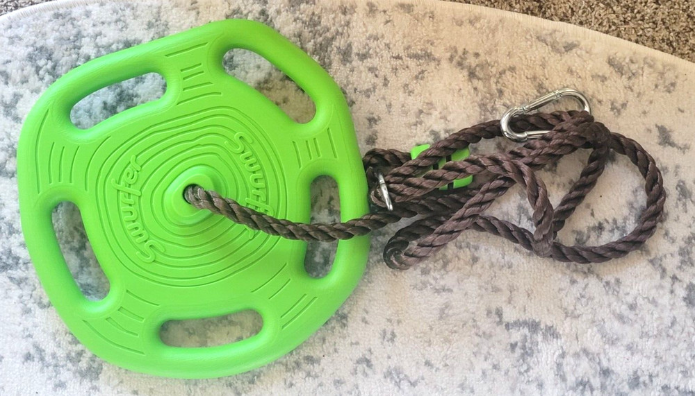 Swurfer Disco 3-in-1 Outdoor Swing to Sit, Stand, and Climb for Ages 4+ OPEN BOX