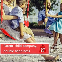 Swing Seat 66″ Heavy Duty Coated Iron Chain Sensory Swing Therapy Swing