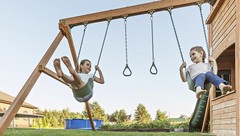 2 Pack 25in Hanging Swing Chain with 4 Carabiners, 440LB Capacity Hanging Kit…