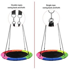 Tree Swing, Saucer Flying Swing 40 Inch for Kids, 900lbs Weight Multicolor