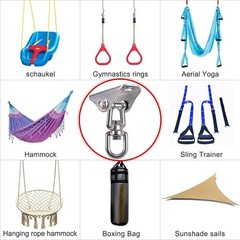 Stainless Steel Swing Hanger Heavy Duty Ceiling Swing Mount Free Swivel Swing…