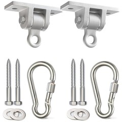 Swing Set Hangers – 2 Heavy Duty Brackets with Locking Snap 2 pack hangers