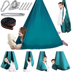 Sensory Swing Indoor Outdoor for Kids Suspension Strap Hardware Kit | Soft