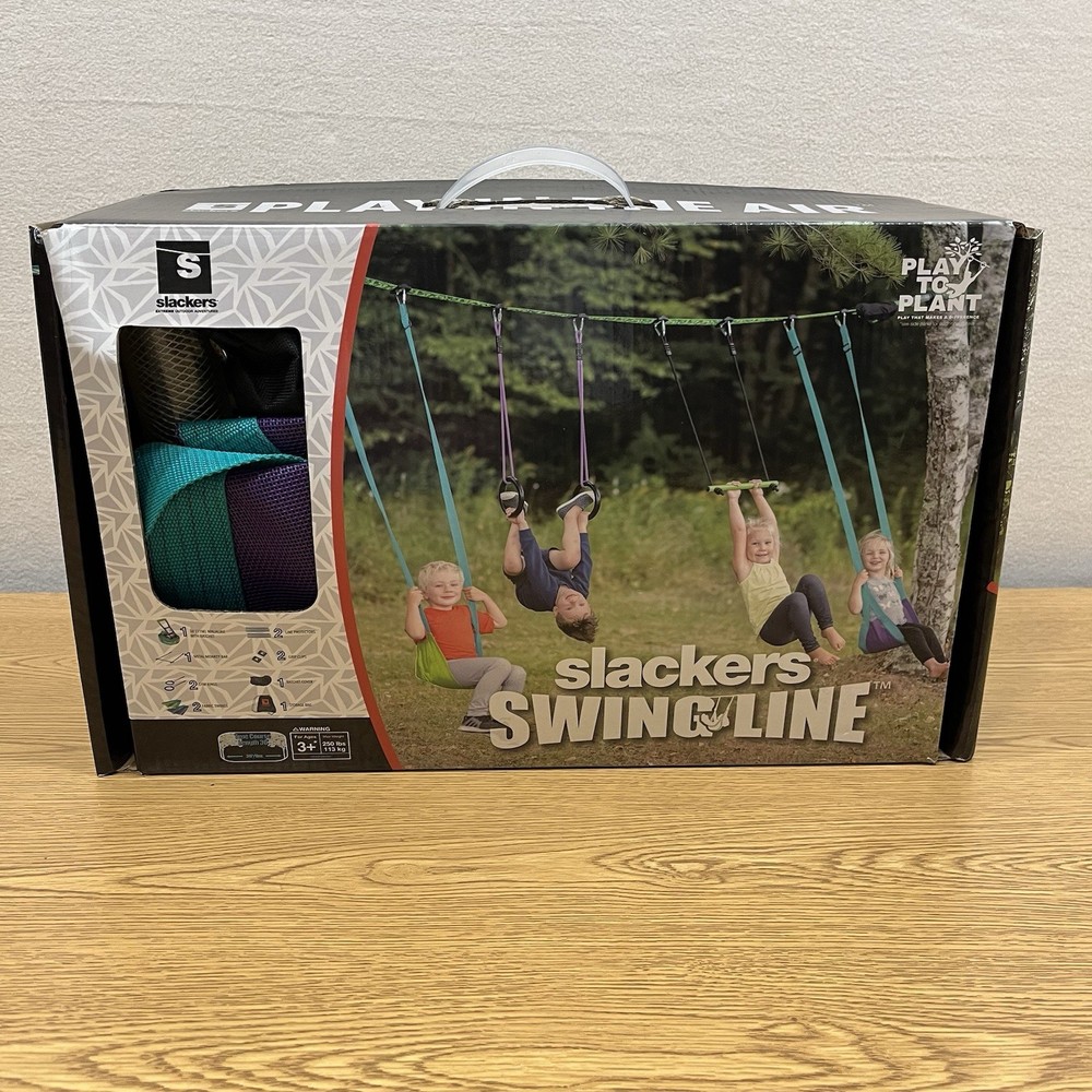 Slackers Swing Line – Turn Healthy Trees Into The Perfect Backyard Swingset