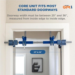 Indoor Doorway Gym Set – Sensory Swing & Grip Rings – Adjustable Door Frame Pull