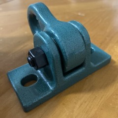 Wood Beam Swing Hanger Galvanized Ductile Iron Green Heavy Duty 5000lbs No Screw