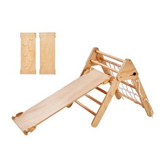 Pikler Triangle Set 4 in 1 Montessori Climbing Toys for Toddlers 1-3 Years