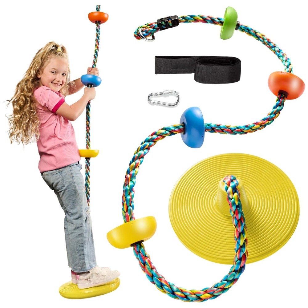 Colorful Tree Swing Set – Outdoor Playground Accessories