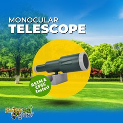 SWING SET STUFF INC MONOCULAR TELESCOPE (GREEN) children wooden accessories 0289