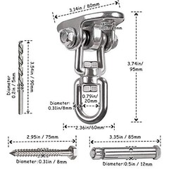 IOH Heavy Duty Swing Hangers Stainless Steel 304, Double Protection