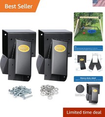 Sturdy BETOOL Swing Set Brackets – 2pcs Heavy Gauge Steel for Safe Play