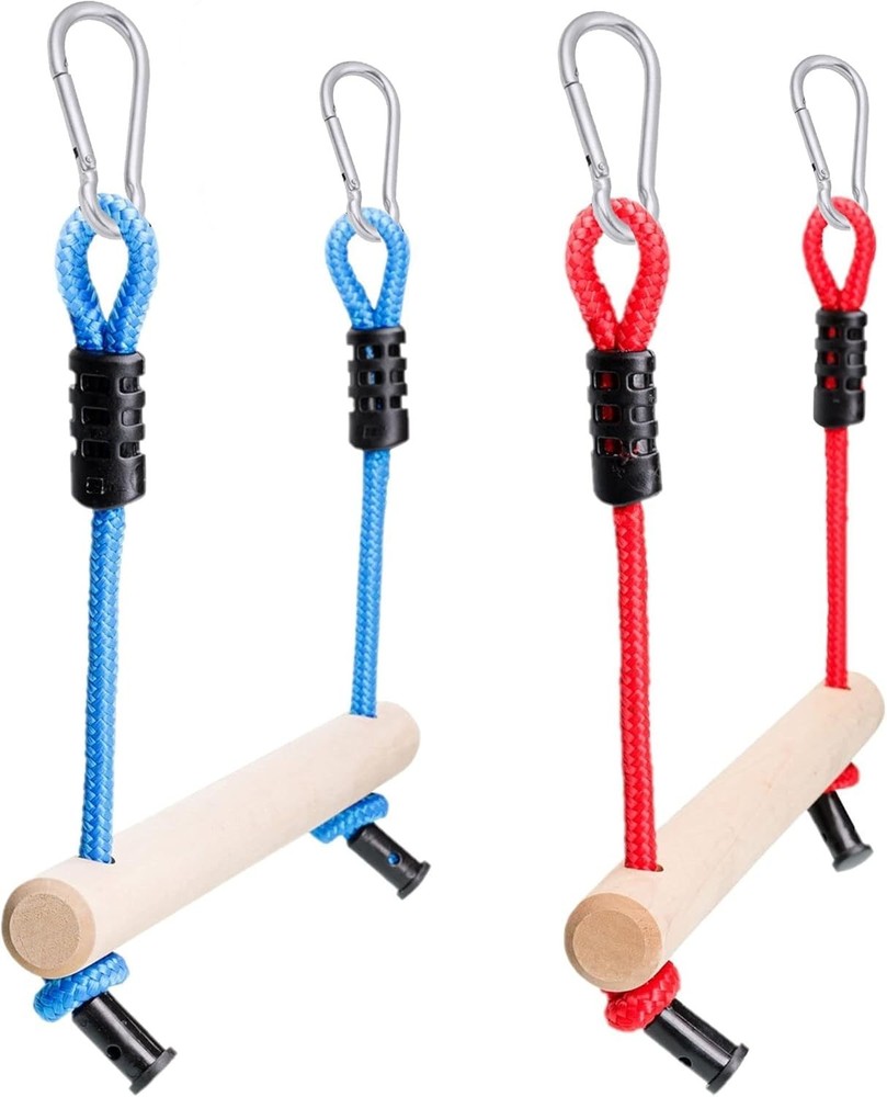Lily’s Things Monkey Bars for Kids(2 Pack) | Ninja Slackline Accessories for Sla