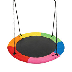 40″ Saucer Swing,Waterproof Fabric Tree Swing for Kids,Indoor Outdoor Play Set