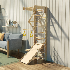 Foldable Pikler Climber – Montessori Toddler Gym Set with Ladder (100lb)
