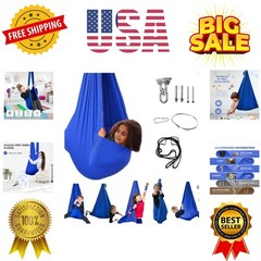 Sensory Swing for Kids with Special Needs, Indoor Kids Swing Cuddle Hammock C…
