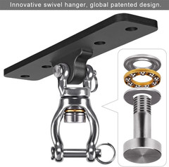 2 Pack Heavy Duty Swing Hangers Swing Set Accessories for Indoor and Outdoor P..