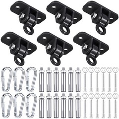 6 Sets of Robust Swing Hangers for Wooden Concrete Set with Swing Hooks Screw…