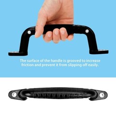 4 Luminous Playground Safety Handles, Sturdy Swing Sets Safety Grab black 4 PCS