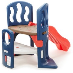 Hide & Slide Climber Blue & Red Climbing Toy and Slide for Kids Ages 2 to 6
