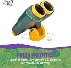 Green and Yellow Rotating Playset Binoculars Compatible with Most Playsets