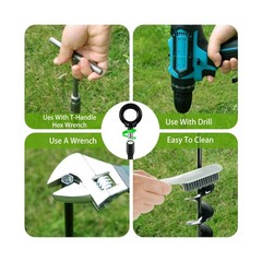 Fabulas Ground Anchors Screw in, 18 Inch Heavy Duty Swing Set G… FAST USA SHIP