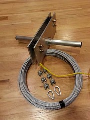 Zip Line 100′ Kit, Trolley, Cable Ride, High Quality Zipline, Made in USA!