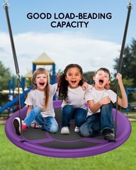 GYROOR Sturdy&Comfortable 43 In Saucer Tree Swing Flying Indoor Outdoor for kids